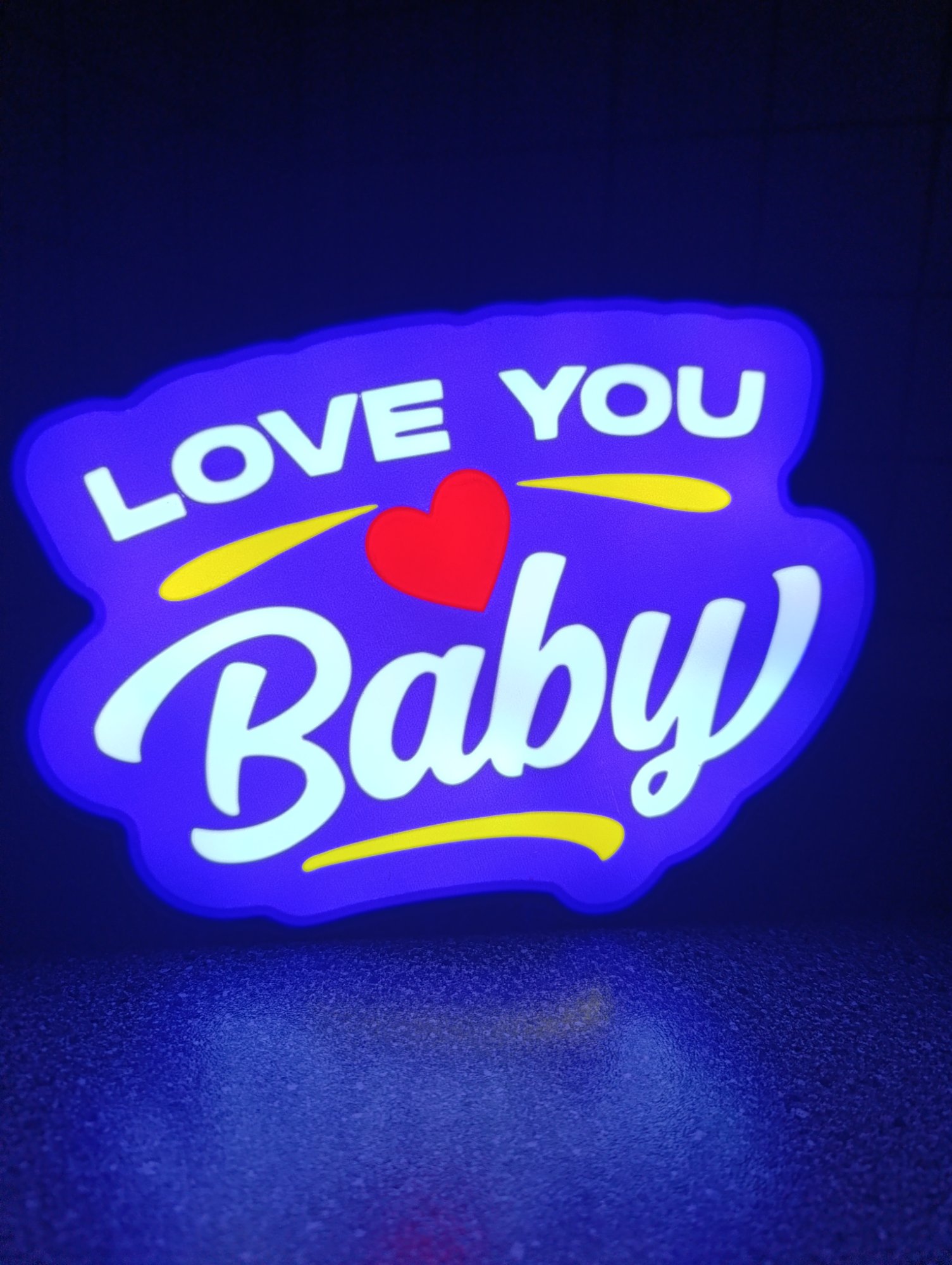 Love You Baby LED