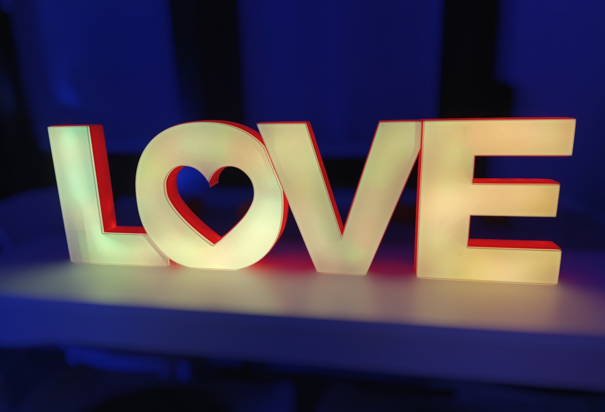 LOVE LED Lampe